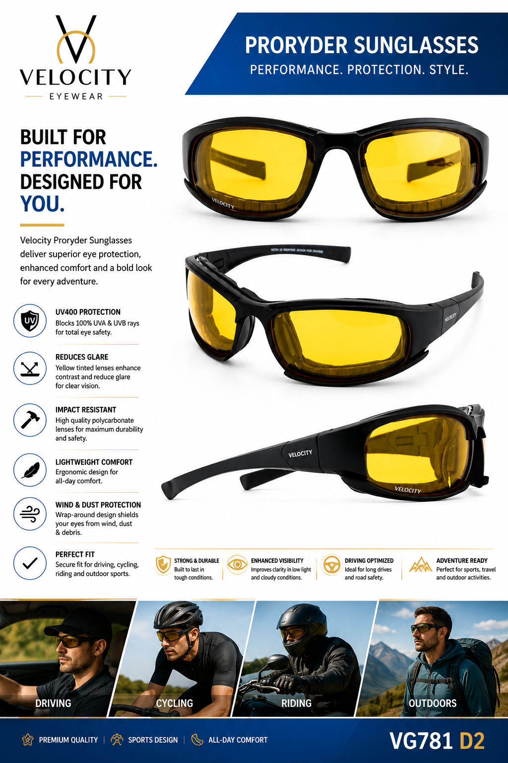 Velocity Sports Sunglass